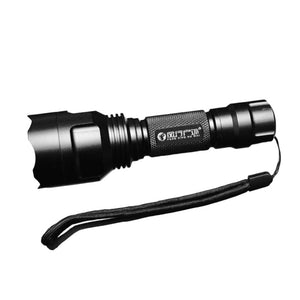 C8 L2 LED Flashlight Aluminum Waterproof Zoomable Torch Light 5 Modes Super Bright Rechargeable Tactical Lamp For Outdoor