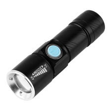 Load image into Gallery viewer, Hot 2000LM Q5 LED waterproof Super Bright Tactical Rechargeable USB Flashlight Torch Zoom Adjustable Quality New
